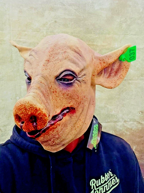 Máscara De Cerdo Puerco Marrano Pig Divertida Animales Color Rosa Máscara De Cerdo Puerco Marrano Pig Divertida Animales Color Rosa
