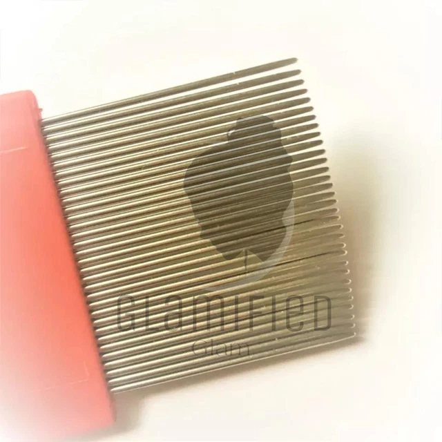 2 Metal Head Lice Comb Fine Tooth | Pet Dog Cat Flea Hair Kids Nit Eggs Removal 3