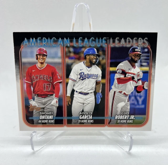 TOPPS 2024 GOLDEN Mirror Shohei Ohtani/Garcia/Robert SSP AL HR Leaders