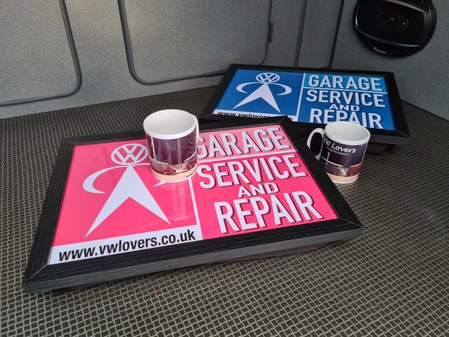Volkswagen Service Gepolstertes Laptablett VW Laptablett Blau Laptablett, Pink Laptablett