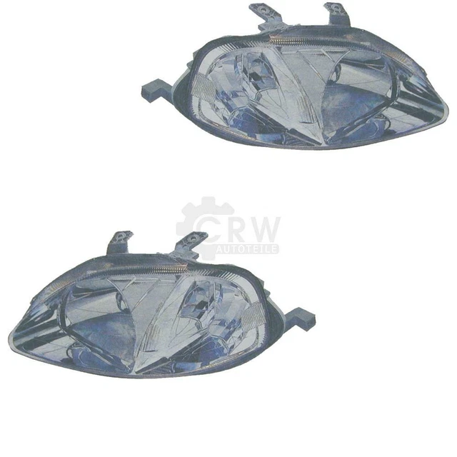 Phare Avant Droit Pour Honda Civic Hatchback 2005-2011 | Halogène Avec Moteur De Réglage électrique | Marque Depo/Taros Trade