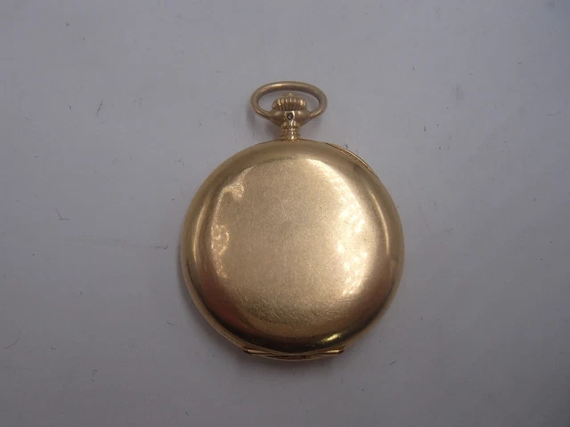 Longines Rare 18K Gold Double Case Neck Watch
