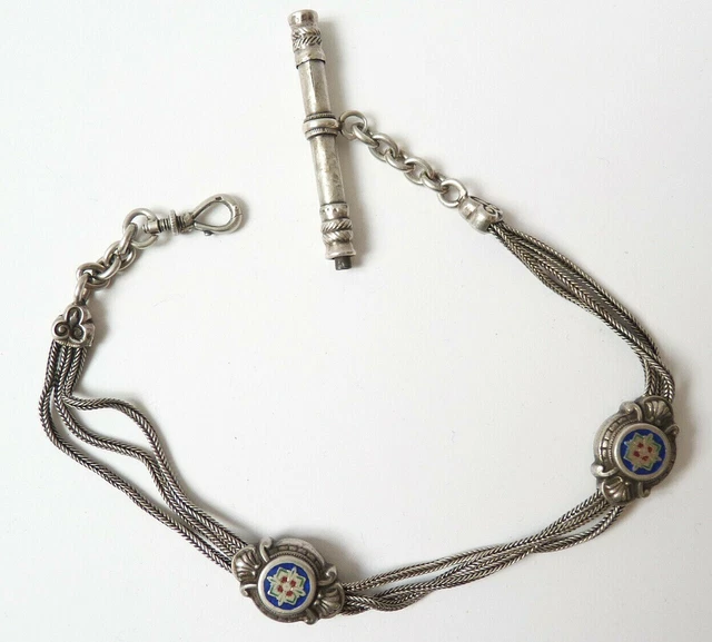 Bracelet Gourmette Ancien En Argent Massif 925 - Maille Simple - Occasion