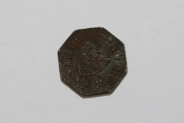 Germany War Money Token 5 Pfennig 1918 Hildesheim Iron B34 #Z749