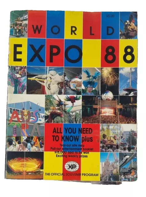 World Expo 88 Official Souvenir Program Australia (paperback)