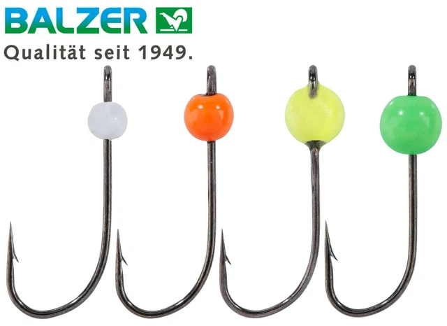 Balzer Trout Collector Haken mit Tungstenköpfen - 5 Jighaken, Angelhaken