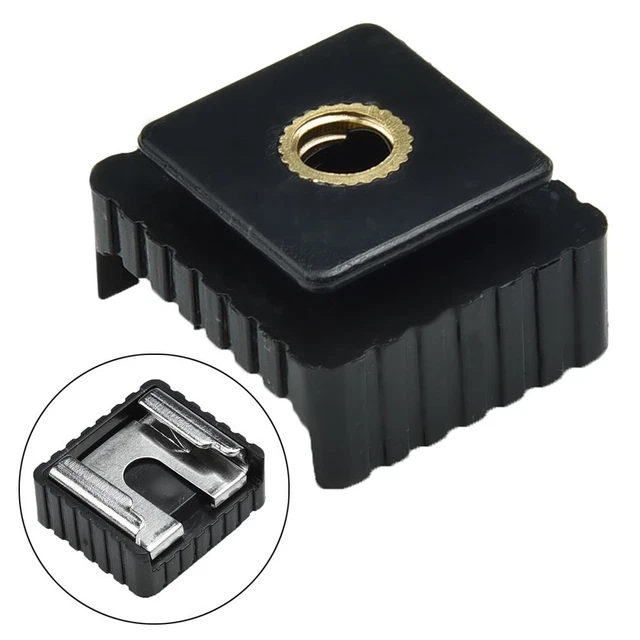 Adaptateur flash pratique avec écrou 1/4 laiton fiable et durable