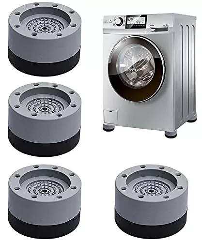 Patins Anti Vibration, 4 Pièces Pieds en Caoutchouc pour Machine à Laver  Coussinets Pied de Machine à Laver Tampon Anti-vibration, pour machine à  laver et sèche-linge