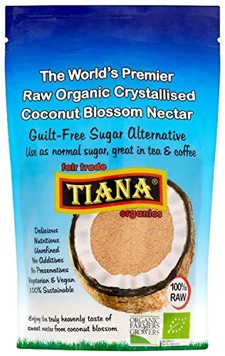 Tiana TIANA Fairtrade Organics Raw Crystallised Coconut Nectar-2 Pack