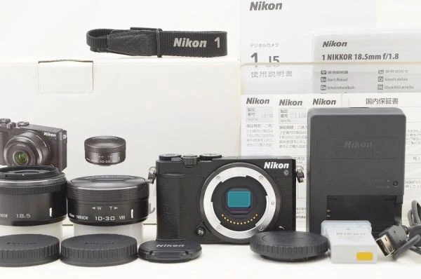 Nikon - J5 Model1 NIKKOR double Lens kitめー222 Amazon.com : Nikon 1 J5 Mirrorless Digital Camera w/ 10-30mm
