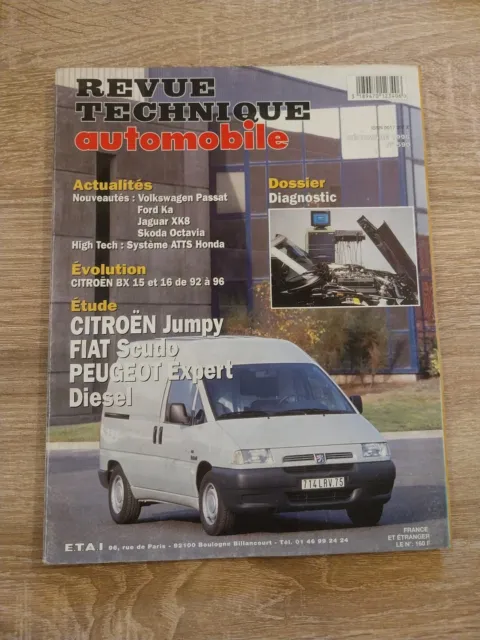 revue technique CITROEN JUMPY 1.9 D Td PEUGEOT EXPERT FIAT SCUDO 220 C FOURGONS