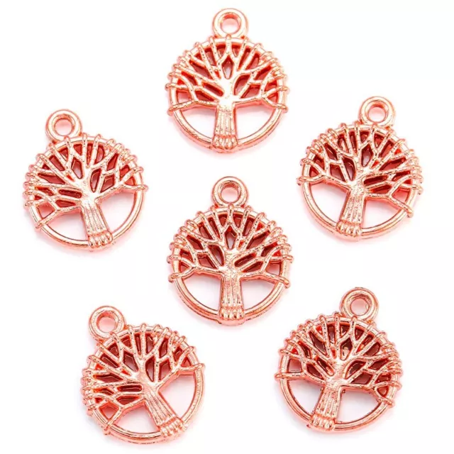 10pc Tree of Life DIY alloy Pendant Crafts For Jewelry Making