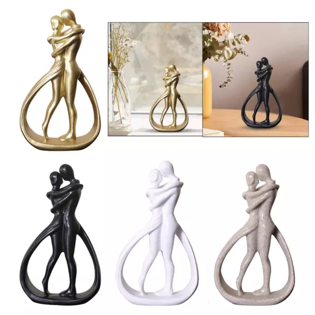 Statue de Couple en résine, Figurine de Couple pour pièce maîtresse,
