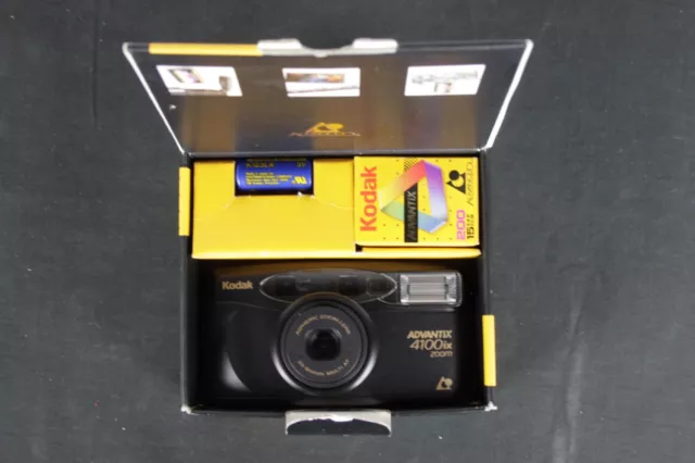 VINTAGE MACCHINA FOTOGRAFICA POWER SHOT KODAK ADVANTIX 4100IX ZOOM 35mm