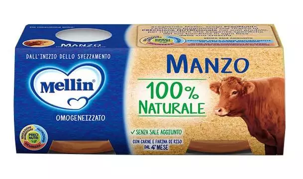 OMOGENEIZZATI DI CARNE Manzo Mellin 2x120g EUR 7,66 - PicClick IT