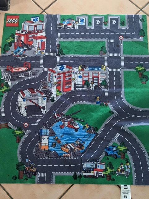 Lego Playmat 70 x 80cm (approx) Rescue Good Used condition