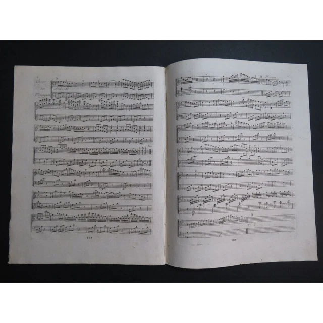 GRÉTRY André La Caravane du Caire Ouverture Harpe ca1800 5