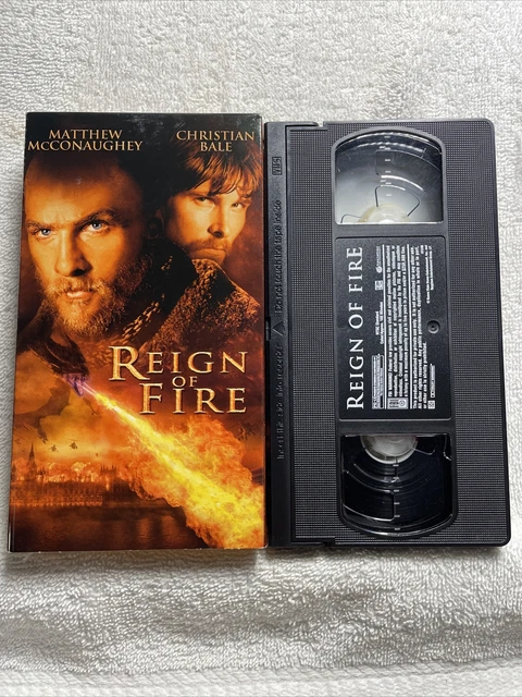 REIGN OF FIRE (VHS, 2002) Matthew McConaughey - Christian Bale - Pre