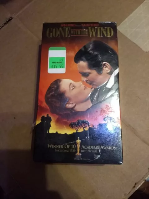 Gone With The Wind VHS Tape Set of 2 - Winner Of 10 Academy Awards - VGC