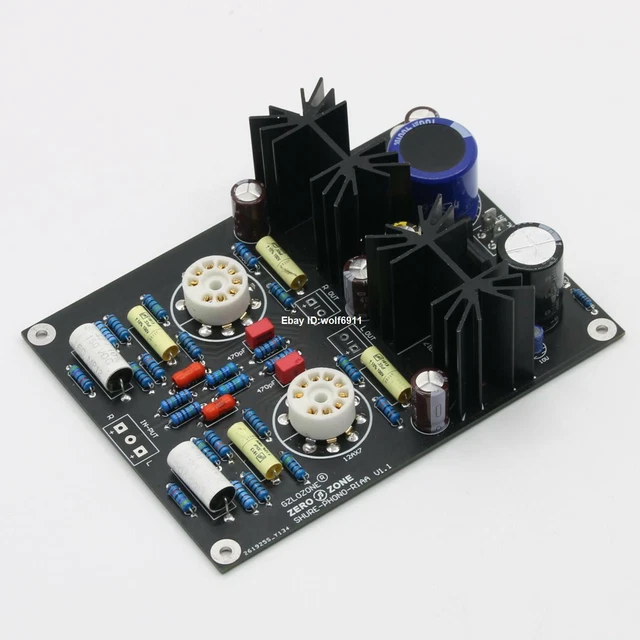 HIFI TUBE MM RIAA Turntable Phono Preamplifier Board /Pcb/Kit Base On