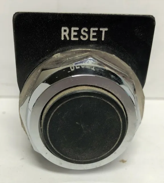 IDEC BLACK Push Button ABD111N RESET  # 12479