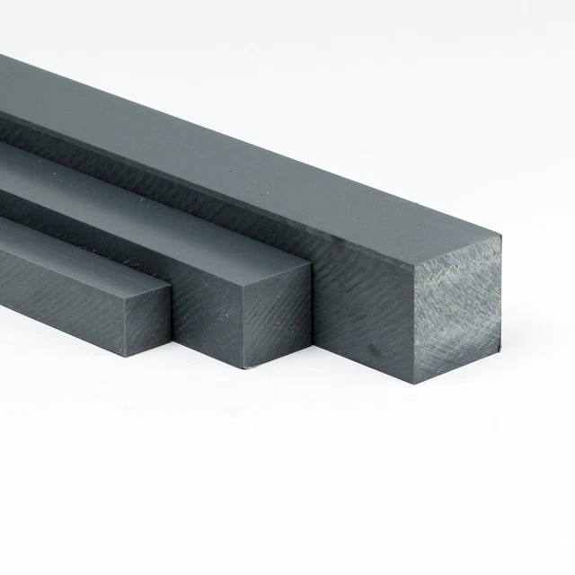 PVC Rundstab Grau – Ø 10 Mm, Länge 125 Mm, Aus PVC-U, Für DIY & Modellbau