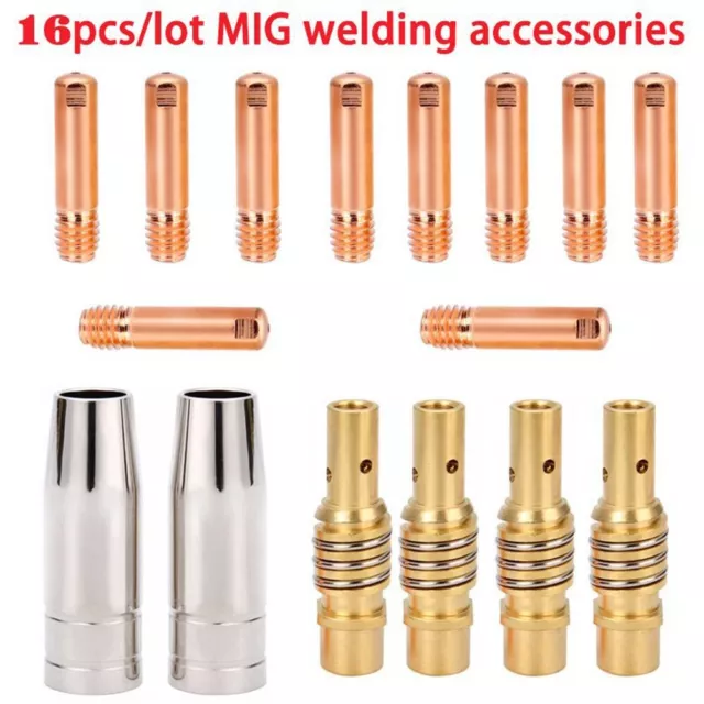 Kit d'accessoires outil de soudage TIG avec torche Mig 15AK Co2 et pointe de con