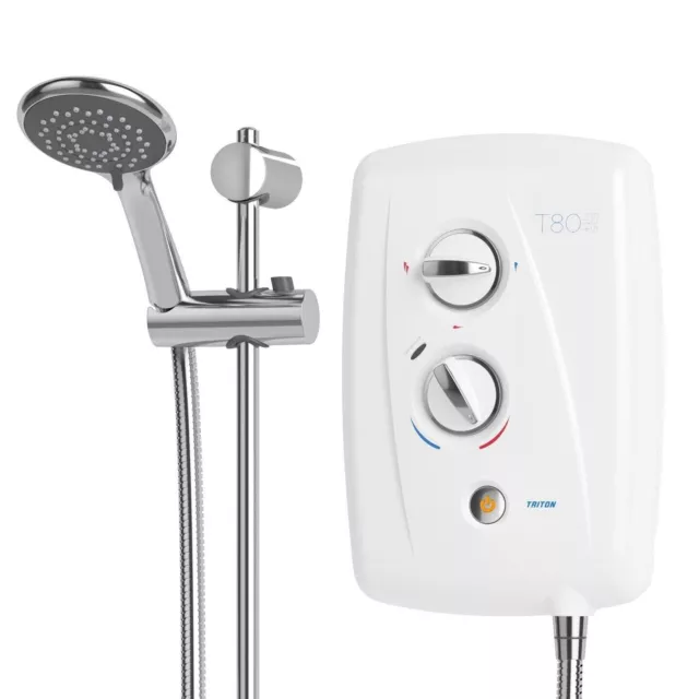 Triton T80 Easi-Fit+ | Shower Electric | 10.5 KW I White I UK 3