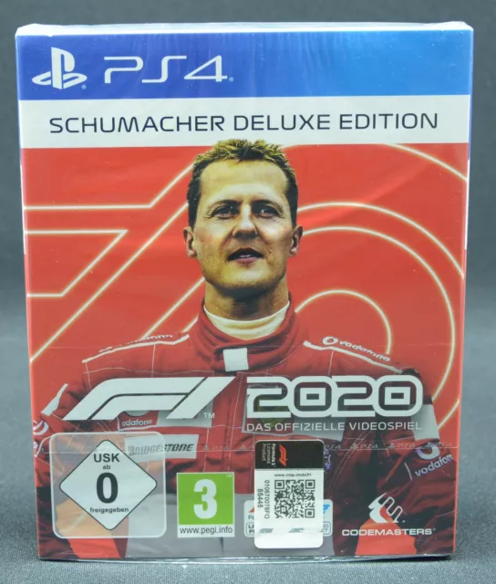 PLAYSTATION PS4 Game F1 2020 Schumacher Deluxe Edition New Boxed