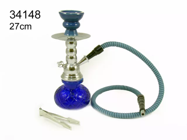 Mini ShiSha kleine ShiSha für unterwegs blau SALE Wasserpfeife