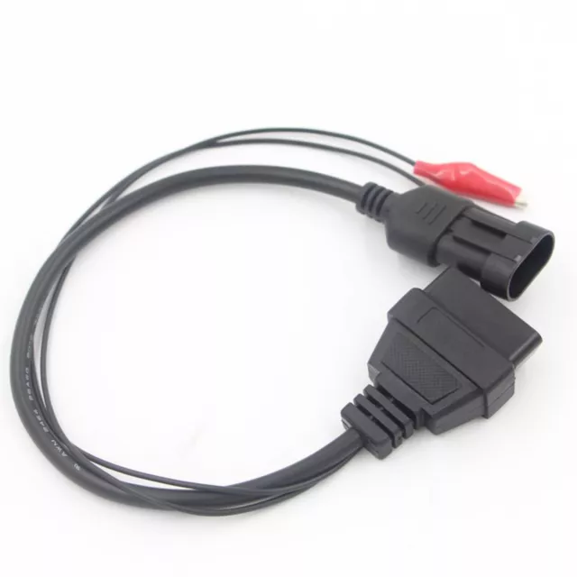 40cm 3 Pin to 16Pin OBD2 Adapter Connector Diagnostic Cable for Fiat Alfa Lancia