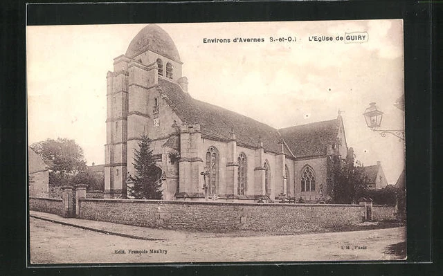 CPA Guiry, L´Église
