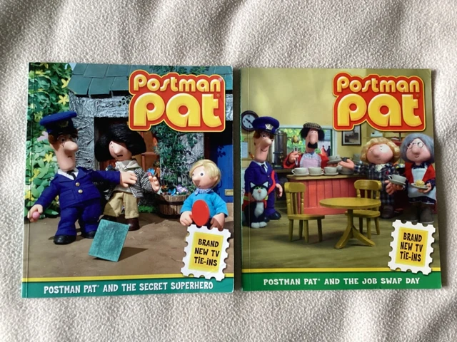 POSTMAN PAT BOOKS - The Secret Superhero and The Job Swap Day £4.00 ...