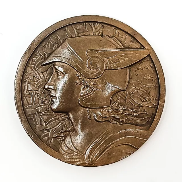 Early 20th Century Bronze French Medal L'aviculture Francaise F.Fraisse H.Dubois