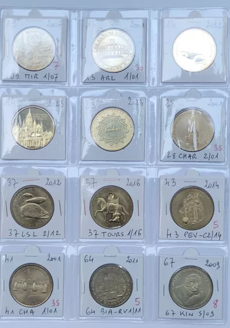 Lot de 12 monnaies de paris - MDP (lot 49)