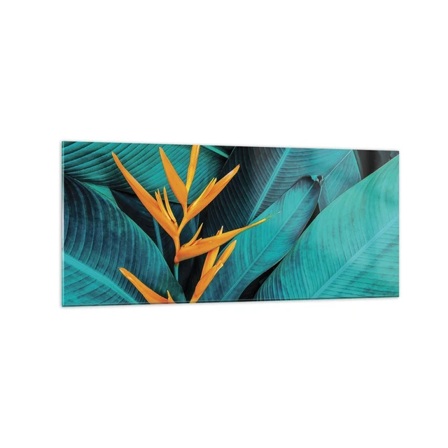 Quadro in vetro - Sentiero nella foresta vergine - Formato verticale
