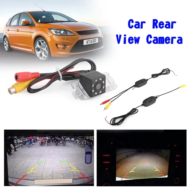 Caméra De Recul 720p Pour Ford - AHD 170° Étanche IP68, Lampe Plaque