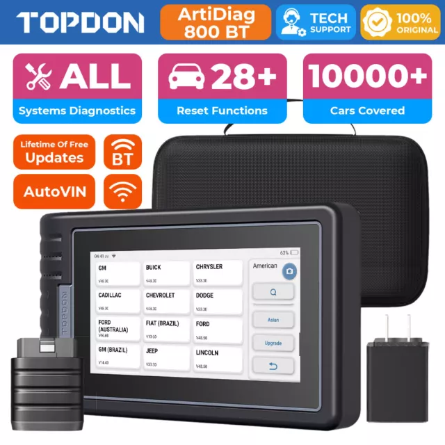 Automotive All System OBD2 Scanner Diagnostic Tablet Scan Tool Code Reader