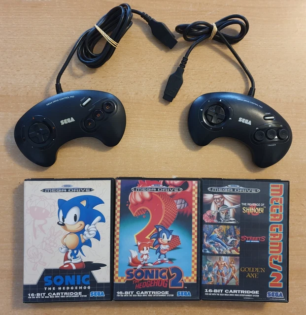 Lot De 6 Jeux Megadrive : Streets Of Rage, Aladdin, Dick Tracy, Tintin, Golden Axe