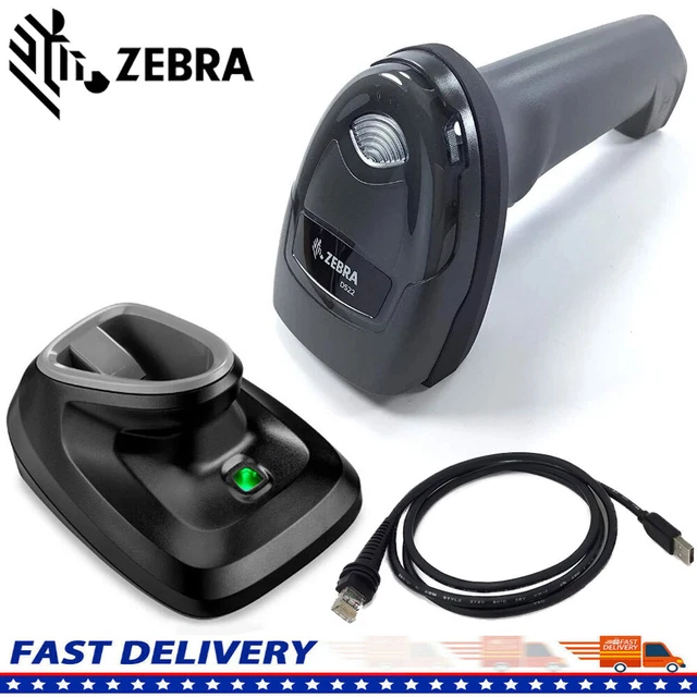 ZEBRA DS2278SR00007ZZCN WIRELESS 2D/1D Bluetooth USB Barcode Scanner W