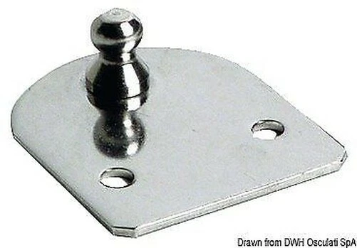 Plaque Inox Plat Bille 10 MM Marque Osculati 38.013.40