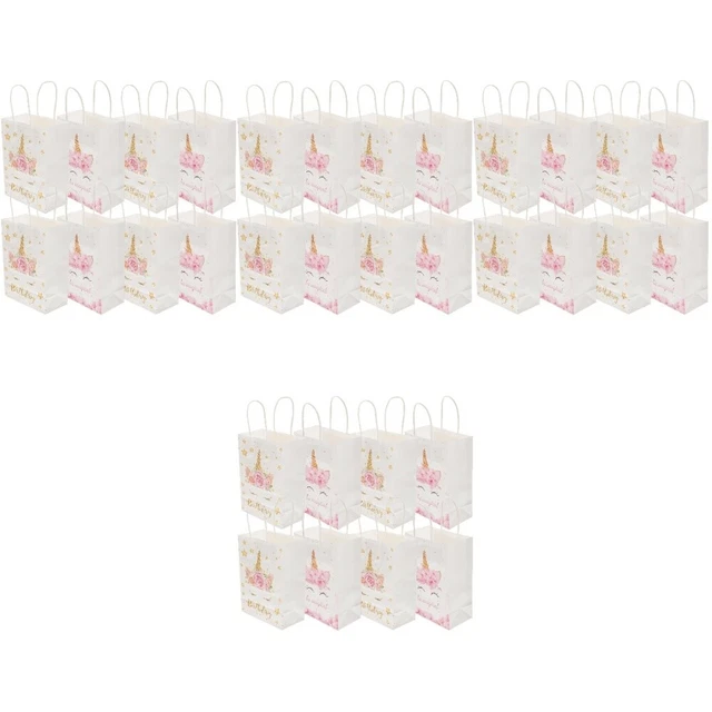 80 pz sacchetti di carta colorati a tema compleanno sacchetti regalo