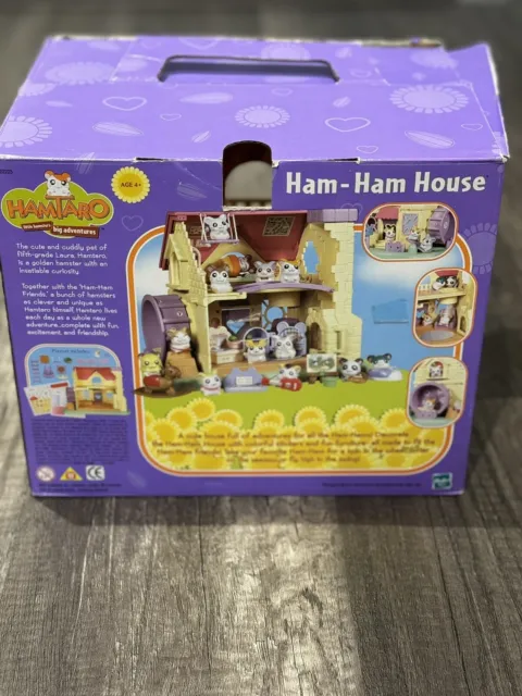 HAMTARO Ham Ham House Play set, Bijou's Bedroom, & Hideaway 2