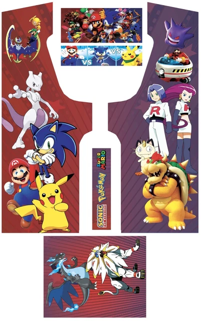 STICKERS MARIO SONIC Pokemon borne d'arcade EUR 90,00 - PicClick FR STICKERS MARIO SONIC Pokemon borne d'arcade EUR 90,00 - PicClick FR