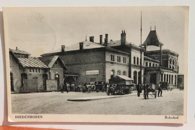 29604 Ak Railway Station Diedenhofen Field Post 1941 CPA Thionville Gare PC
