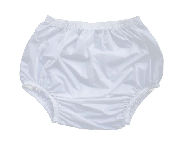 2 *PIEZAS PANTALONES DE PLÁSTICO PARA BEBÉ ADULTO PVC incontinencia #P005-1A-XL*2