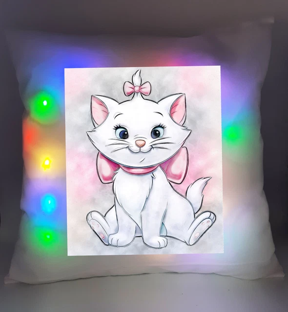 Coussin Lumineux Brodé GIRL - AlaskaDreamShop
