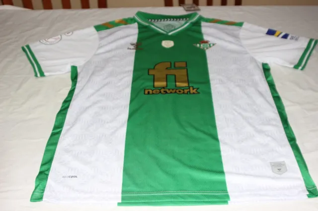 Camiseta Del Real Betis De La Copa Del Rey Del 2023 Hummel T/L Dorsal 17 Joaquin