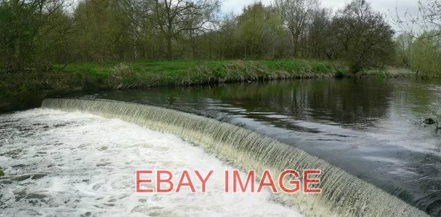 Photo  Weir On The River Aire Kirkstall Taken From The North Side Accessed By A