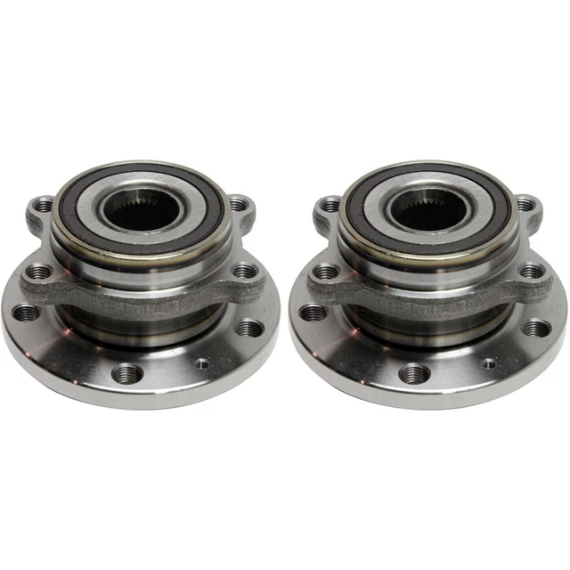 Front Wheel Hub & Bearing Kit Pair for Audi A3 TT VW Passat Jetta Golf